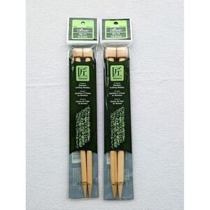 2 Set Clover Takumi Bamboo Premium Knitting Needles 9in No 11 No 15 NEW